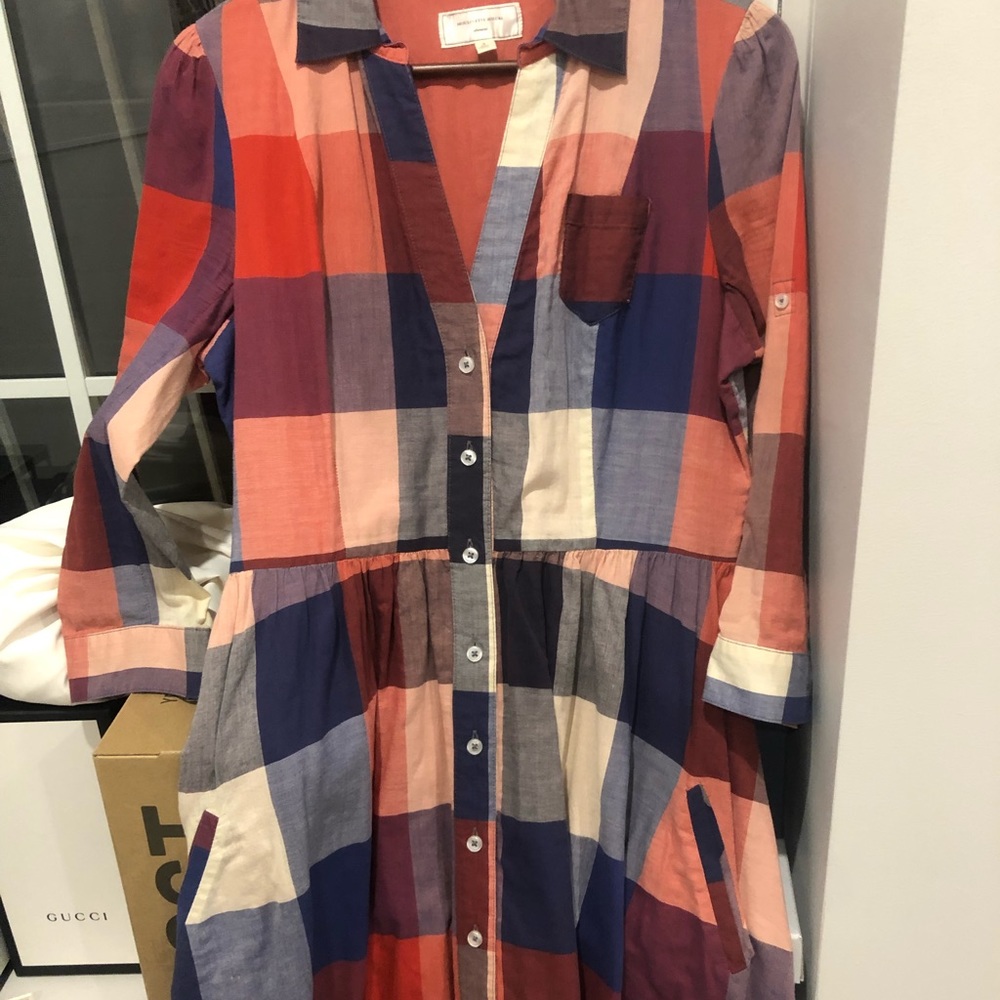 Brand new, never worn plaid dress